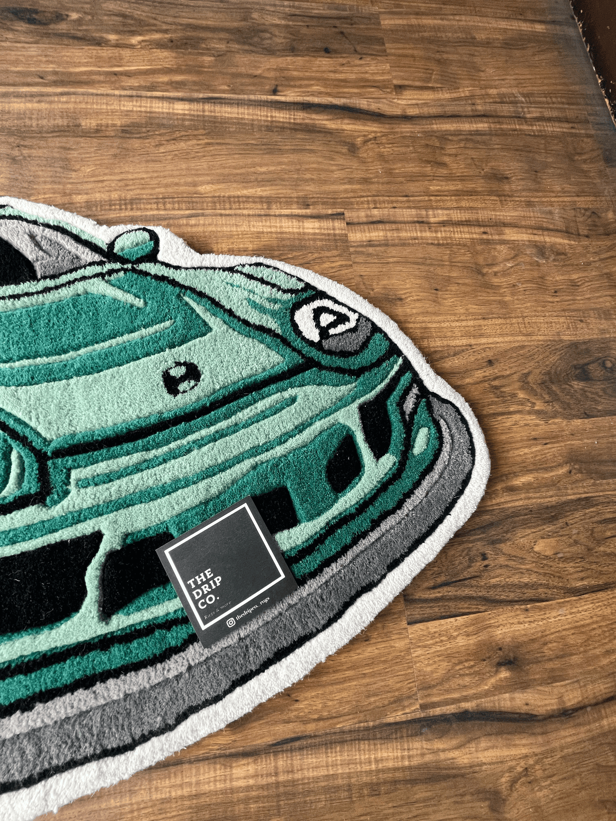 Porsche Car Custom Rug by THE DRIP CO. RUGS