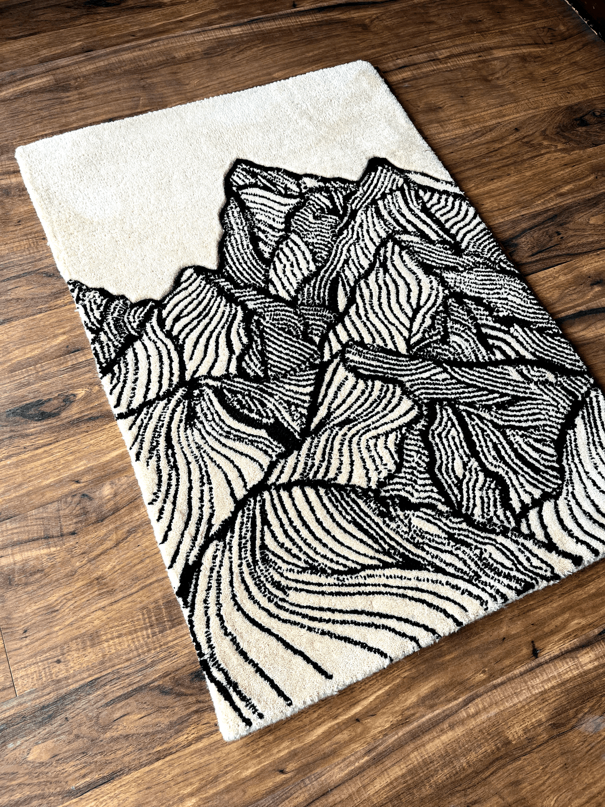 Modern mountain Custom Rug by THE DRIP CO. RUGS