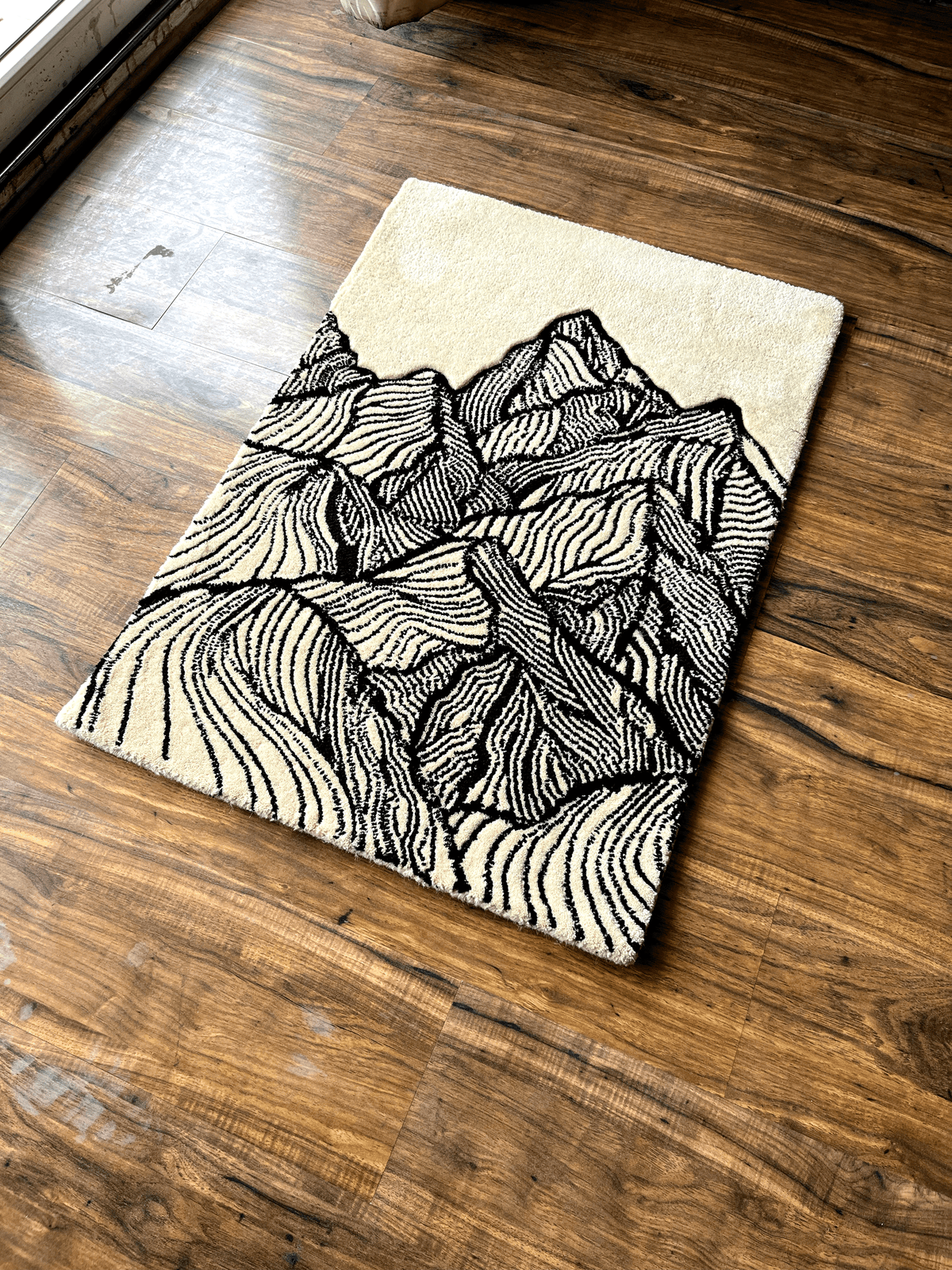 Modern mountain Custom Rug by THE DRIP CO. RUGS