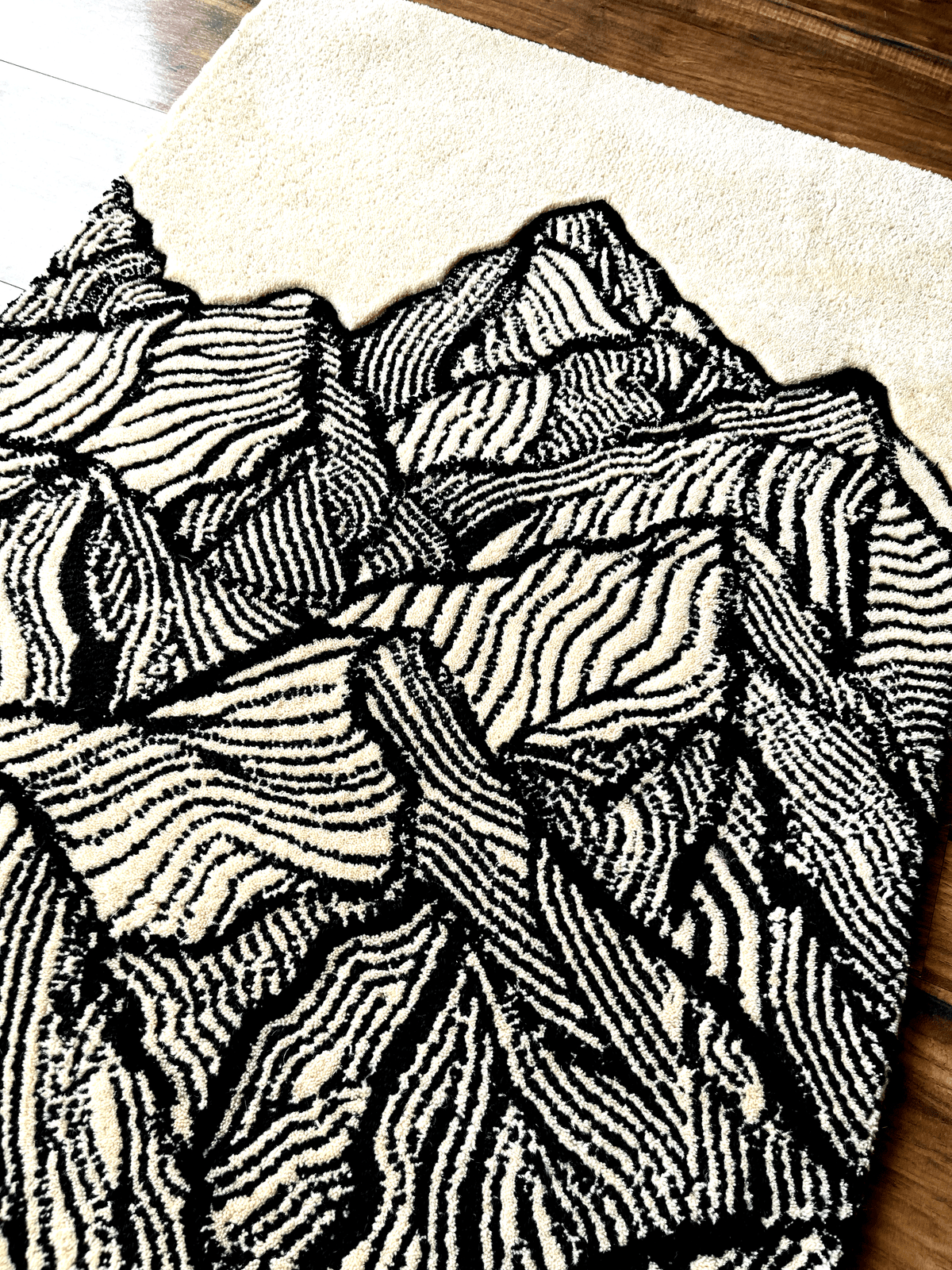 Modern mountain Custom Rug by THE DRIP CO. RUGS
