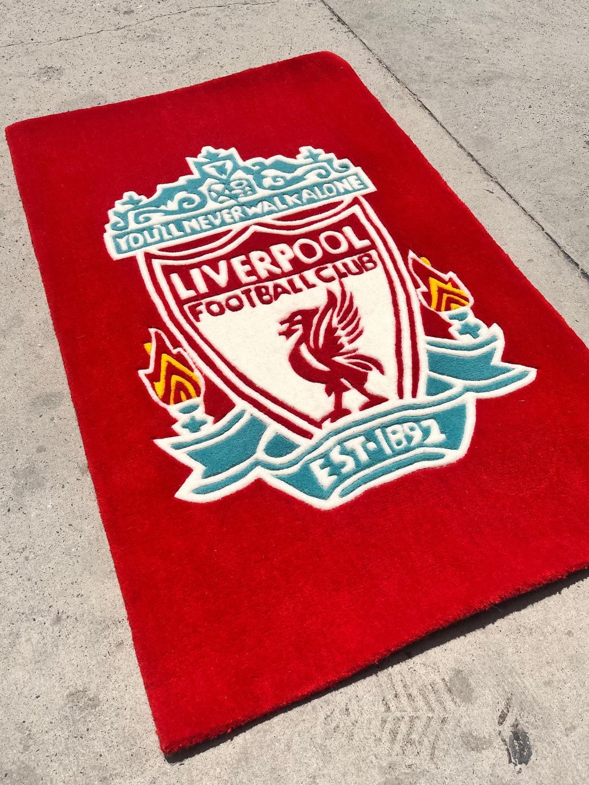 Liverpool Football Club  Custom Rug by THE DRIP CO. RUGS