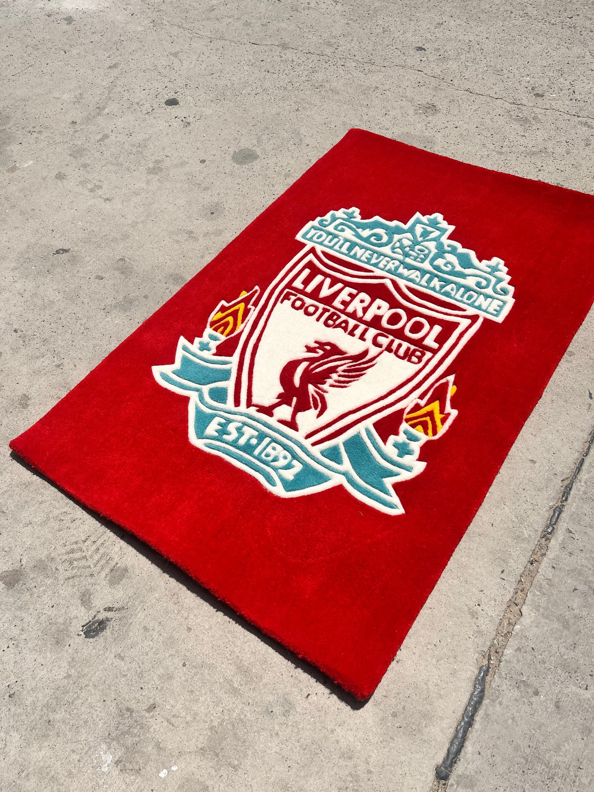 Liverpool Football Club  Custom Rug by THE DRIP CO. RUGS