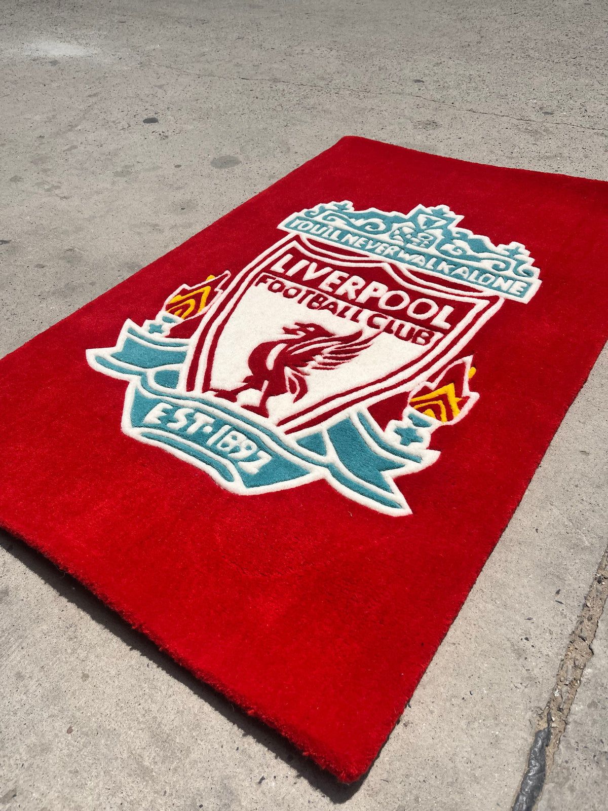 Liverpool Football Club  Custom Rug by THE DRIP CO. RUGS
