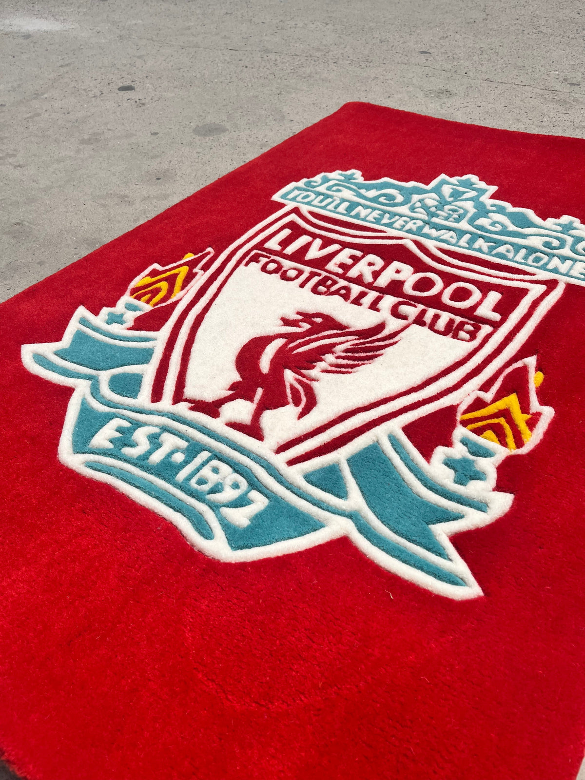 Liverpool Football Club  Custom Rug by THE DRIP CO. RUGS