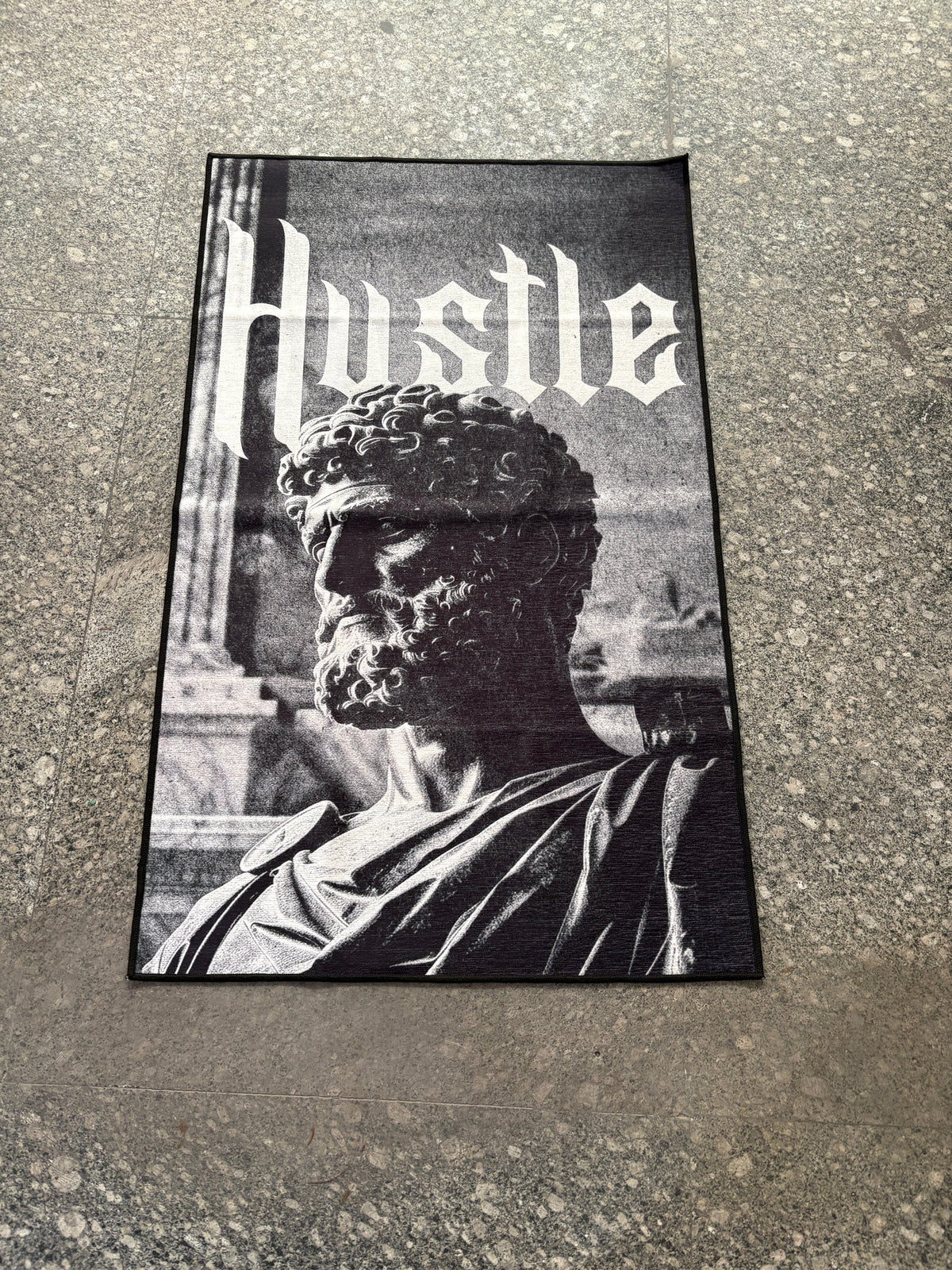 All the way Hustle Washable Rug by THE DRIP CO. RUGS