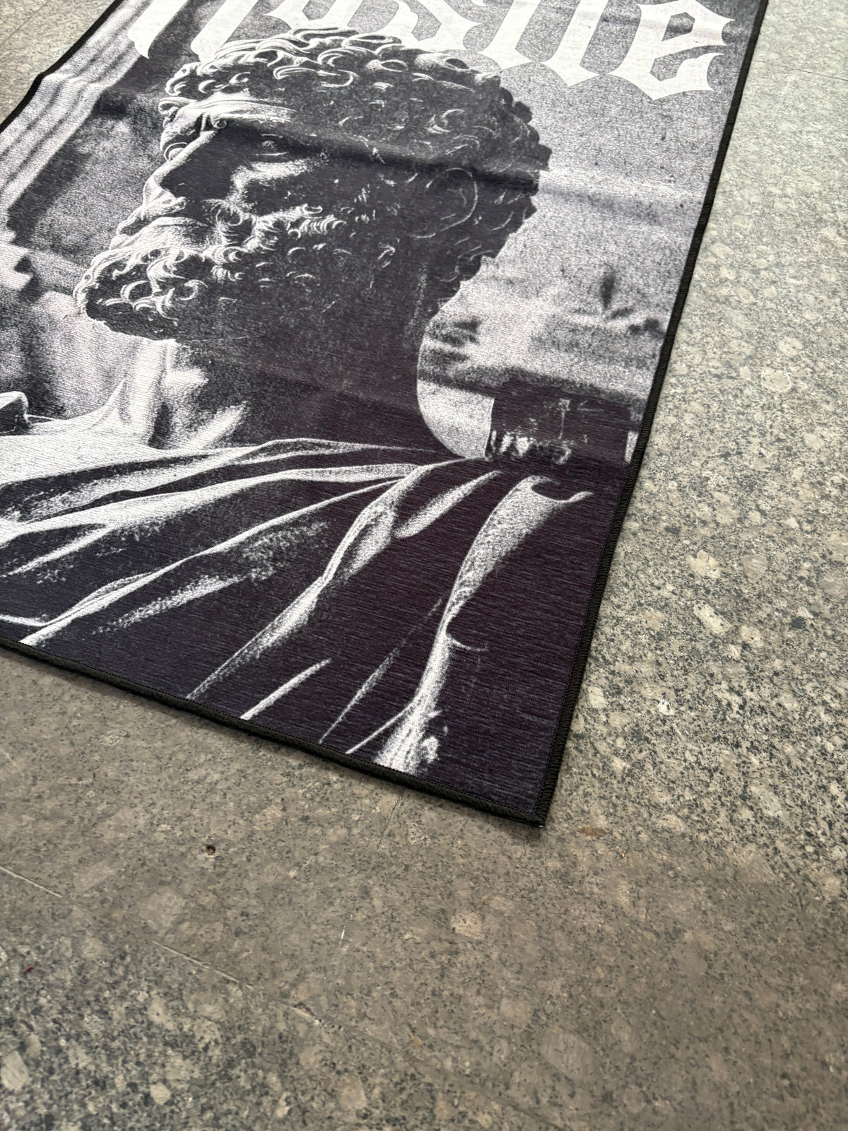 All the way Hustle Washable Rug by THE DRIP CO. RUGS