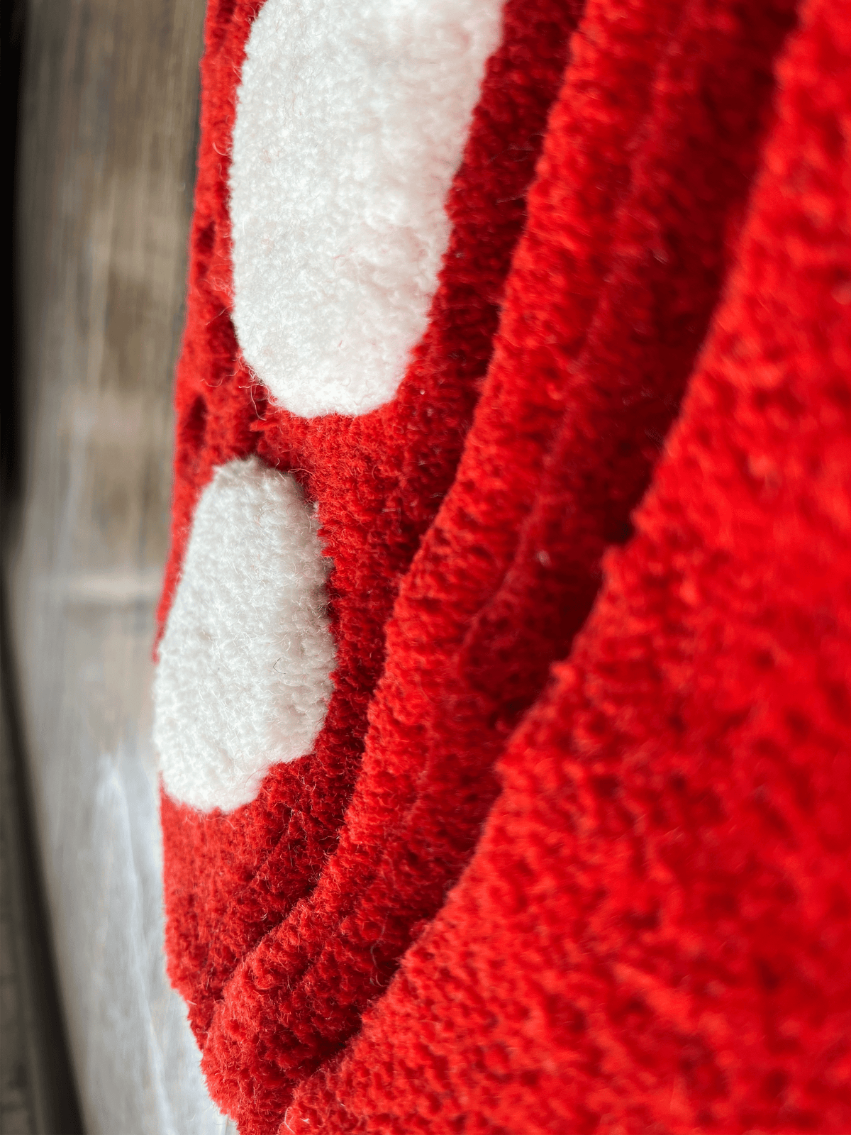Red High Low sneaker Rug by THE DRIP CO. RUGS