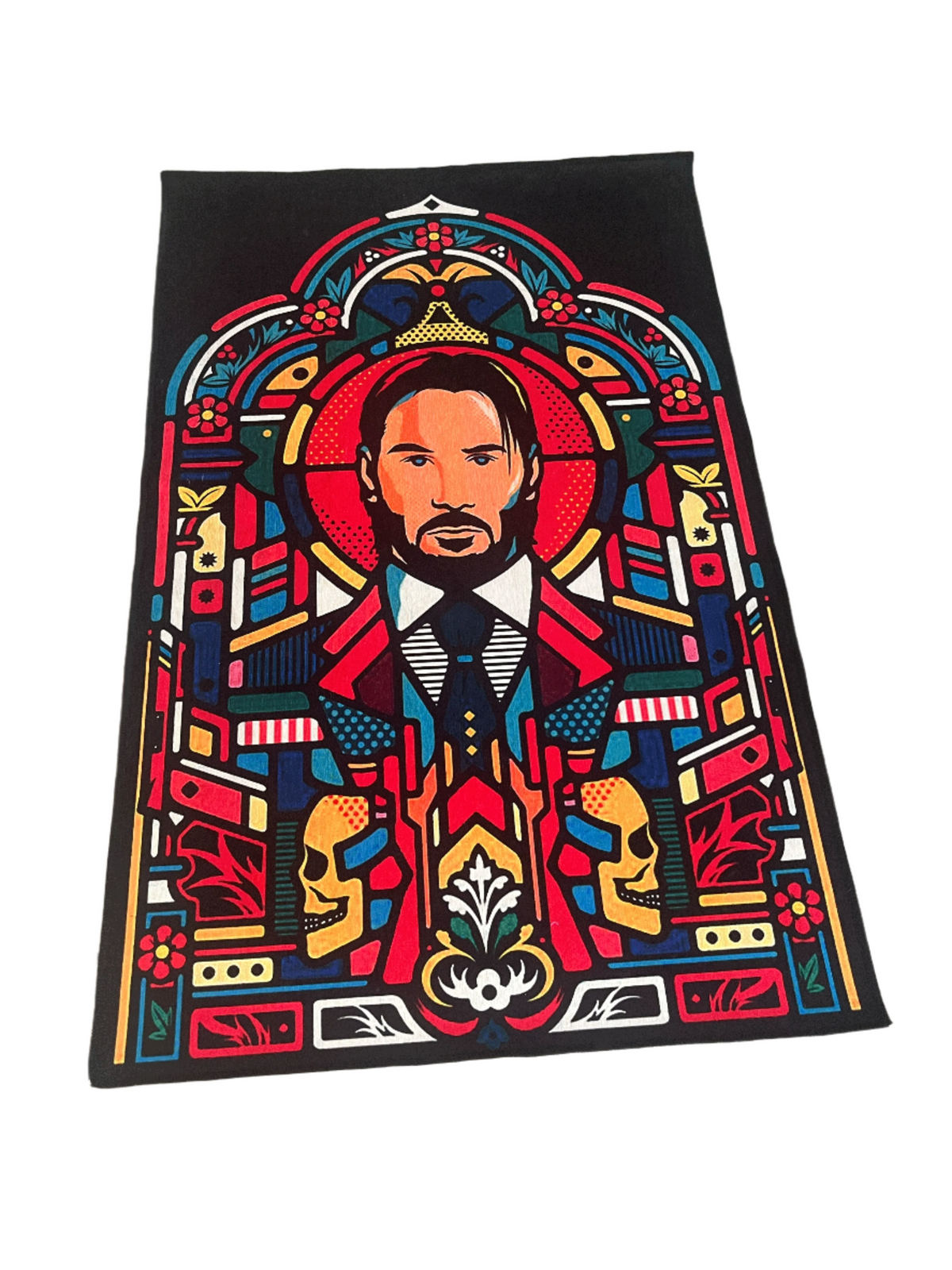 Keenu Reves Printed Washable Custom Rug by THE DRIP CO. RUGS