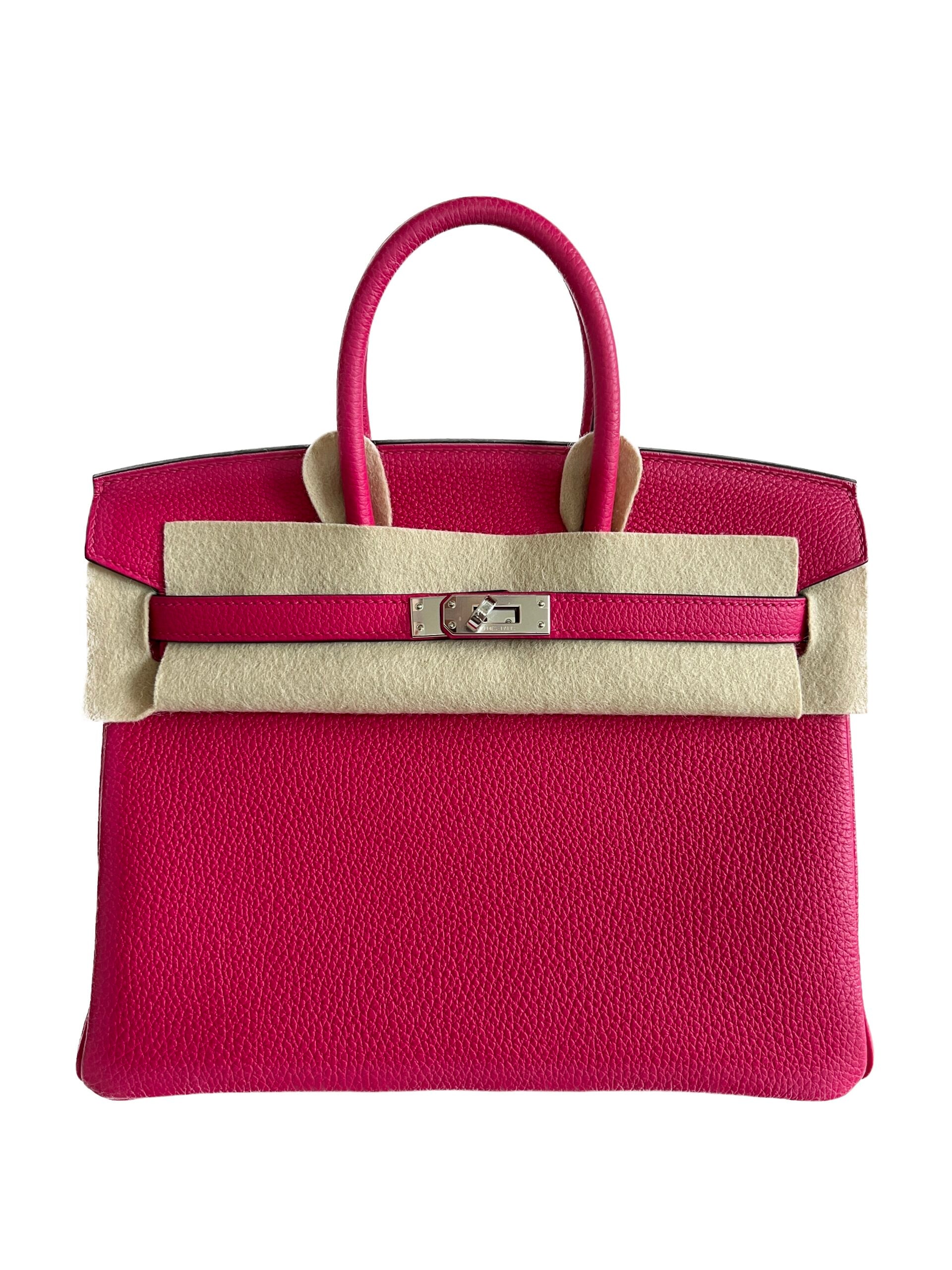 Hermès Birkin 25 – Togo Leather in Rose Mexico with Silver Hardware - Zeuskicks