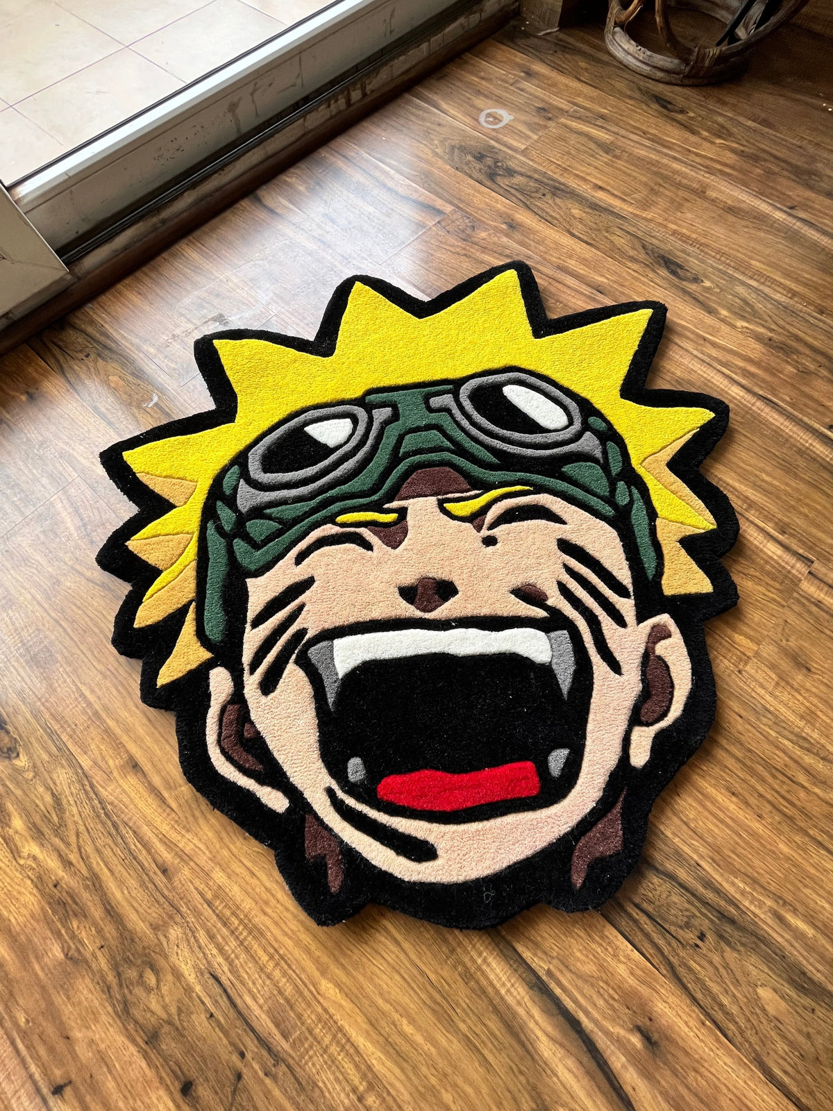 Naruto Face Custom Rug by THE DRIP CO. RUGS