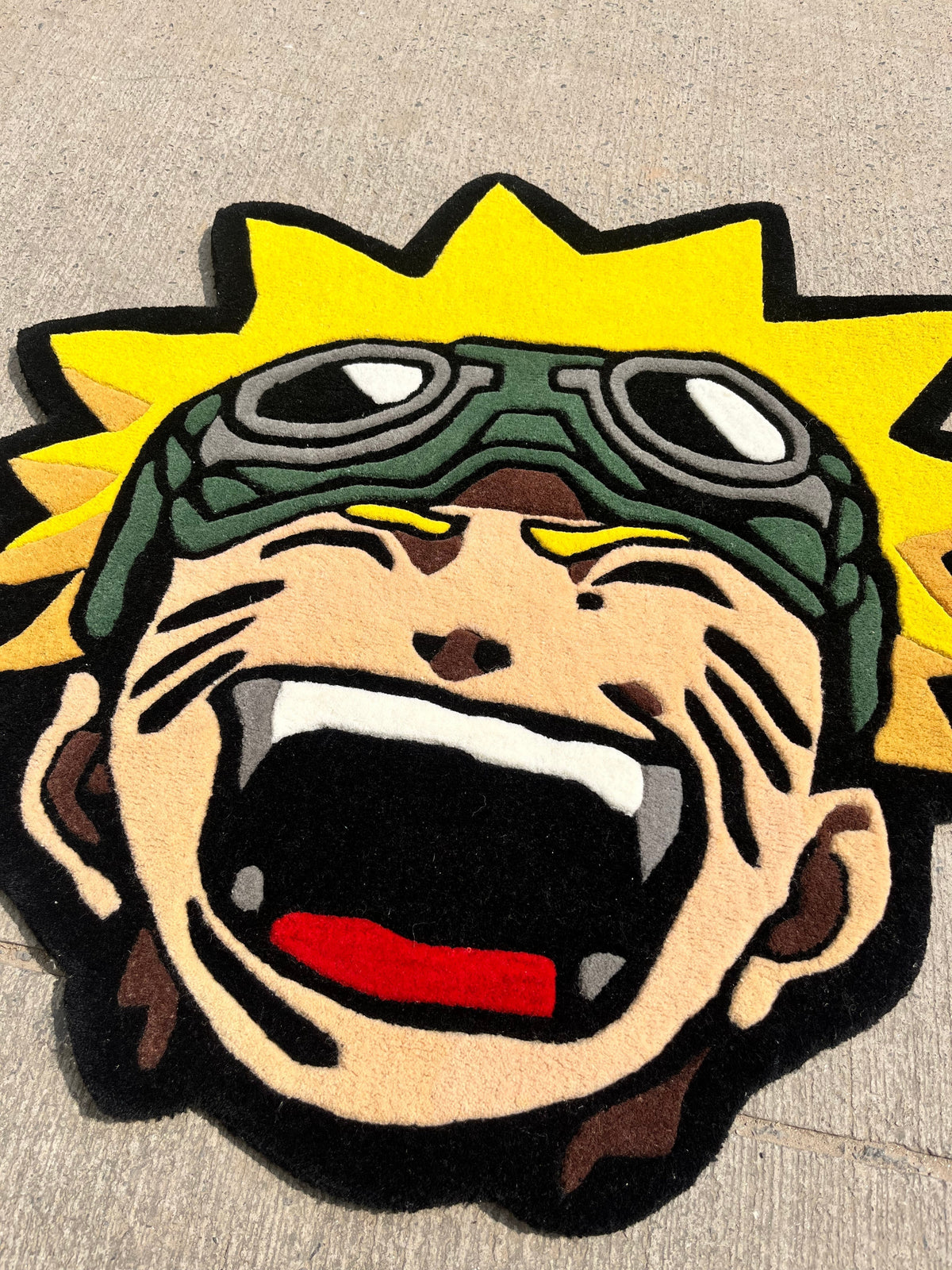 Naruto Face Custom Rug by THE DRIP CO. RUGS