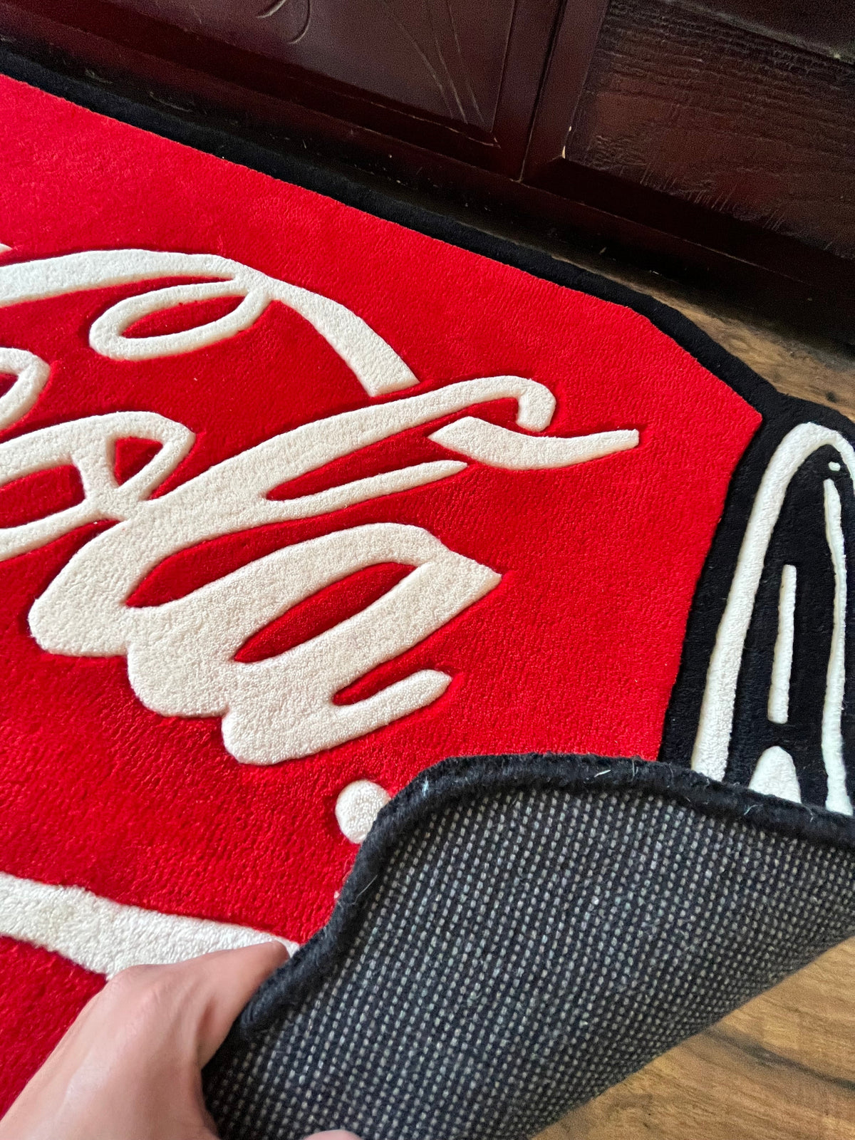 Cola Can Hand Tufted Custom Rug by THE DRIP CO. RUGS