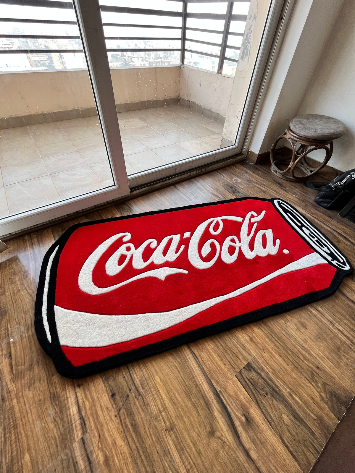 Cola Can Hand Tufted Custom Rug by THE DRIP CO. RUGS