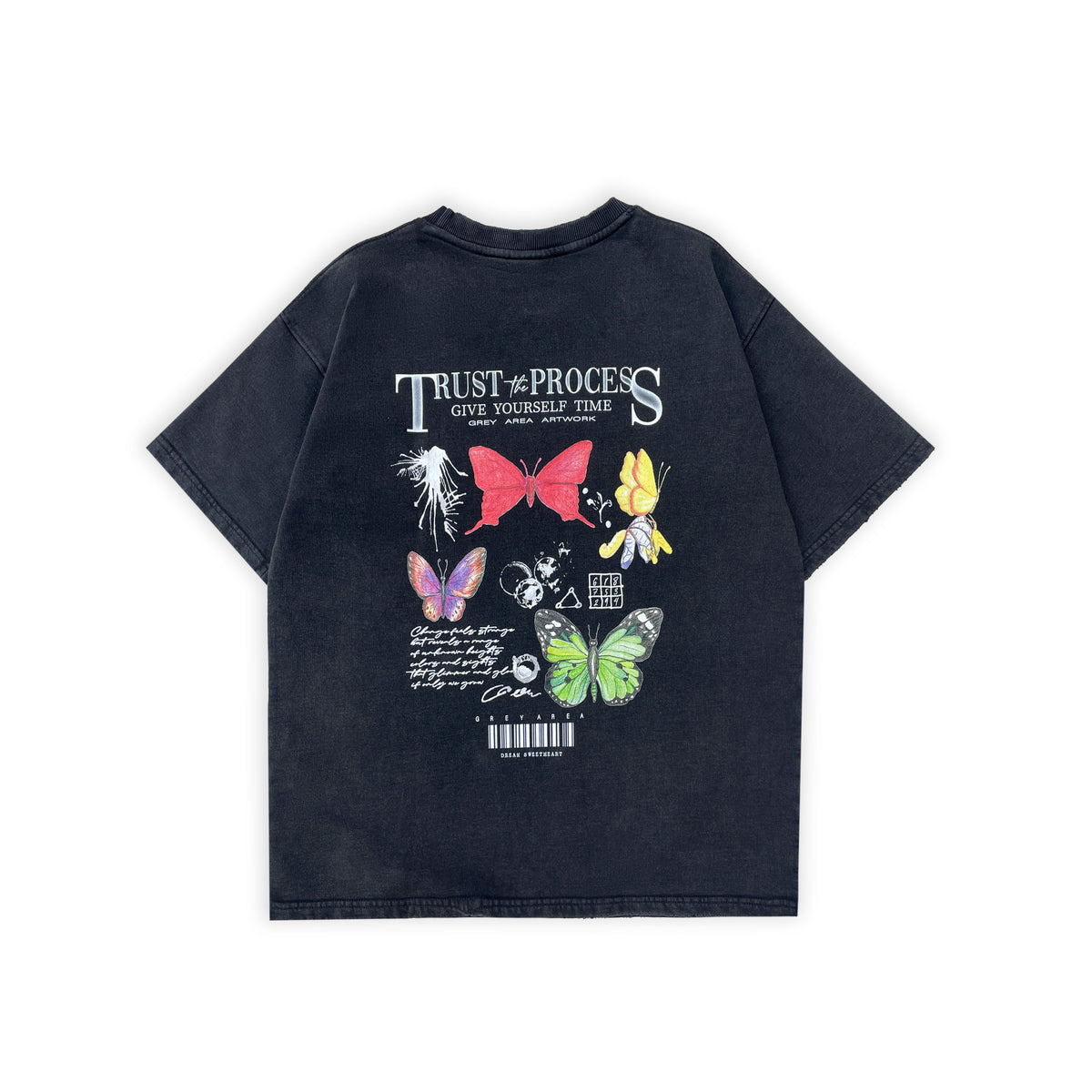 GROWTH T-SHIRT (BLACK) by GREY AREA