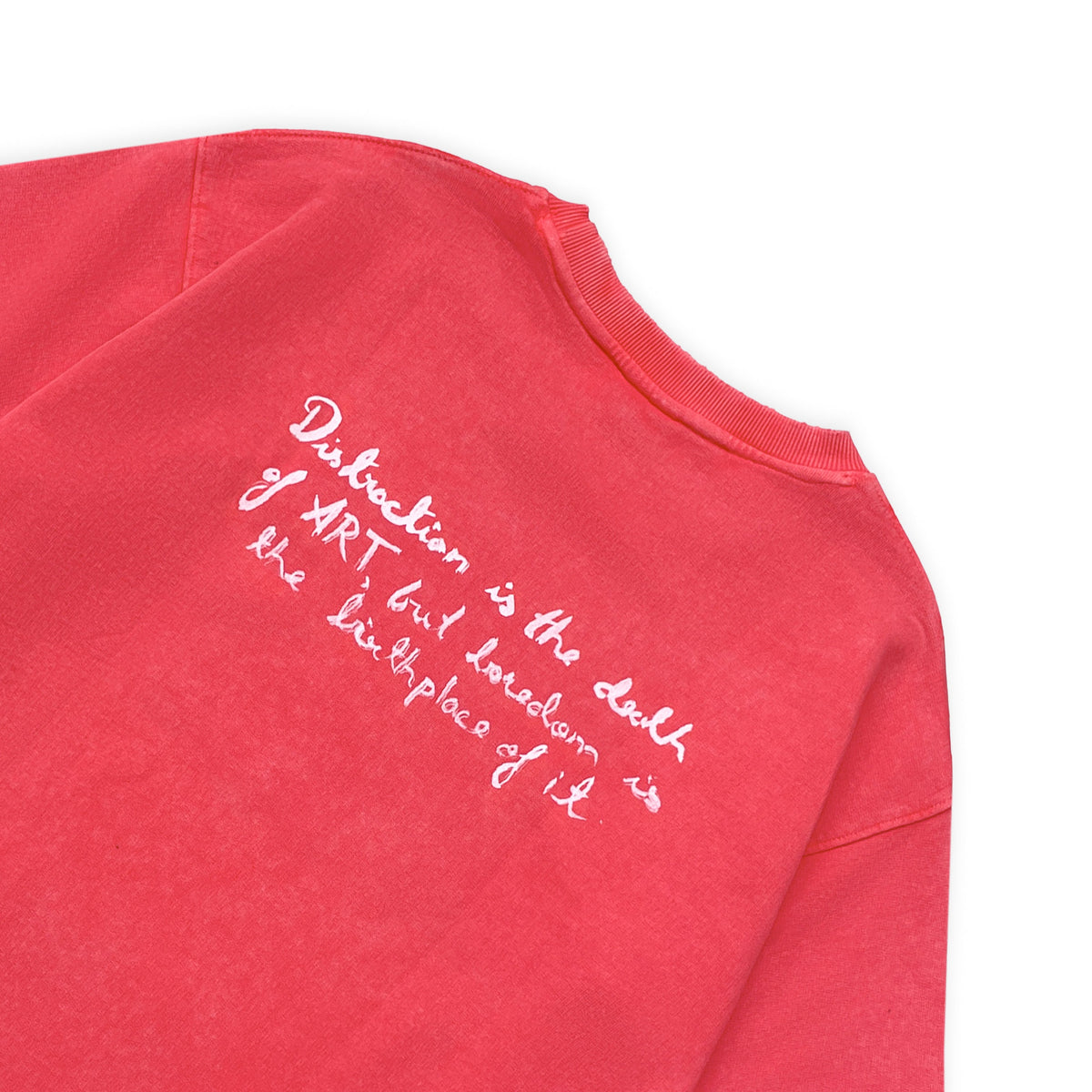 ART QUOTE T-SHIRT (SCARLET) by GREY AREA