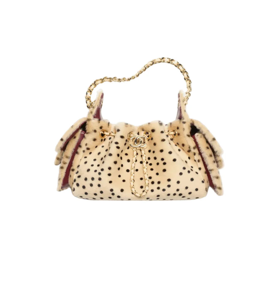 Chanel 25 Mini Leopard – Light Beige & Black