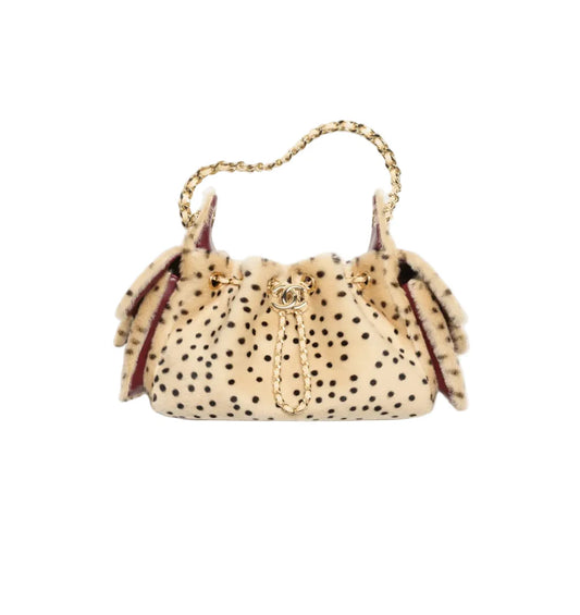 Chanel 25 Mini Leopard – Light Beige & Black