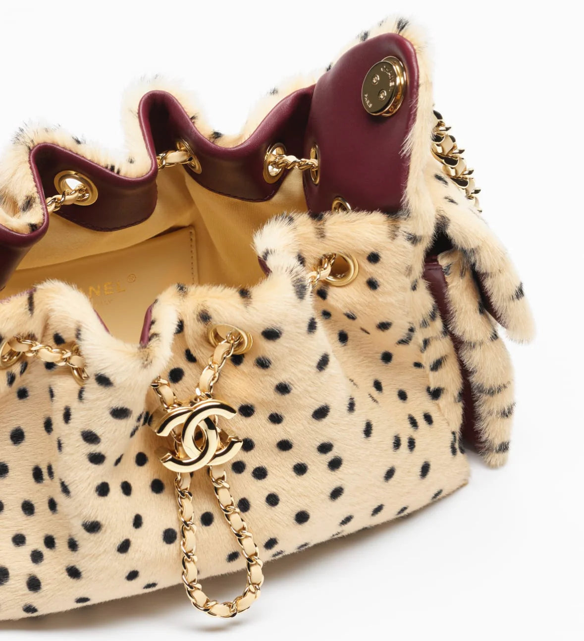 Chanel 25 Mini Leopard – Light Beige & Black
