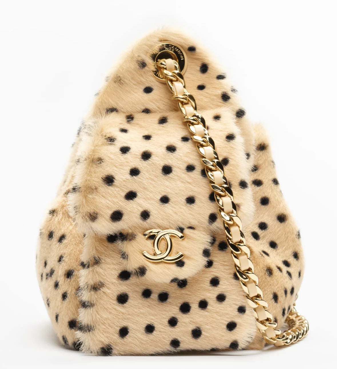 Chanel 25 Mini Leopard – Light Beige & Black