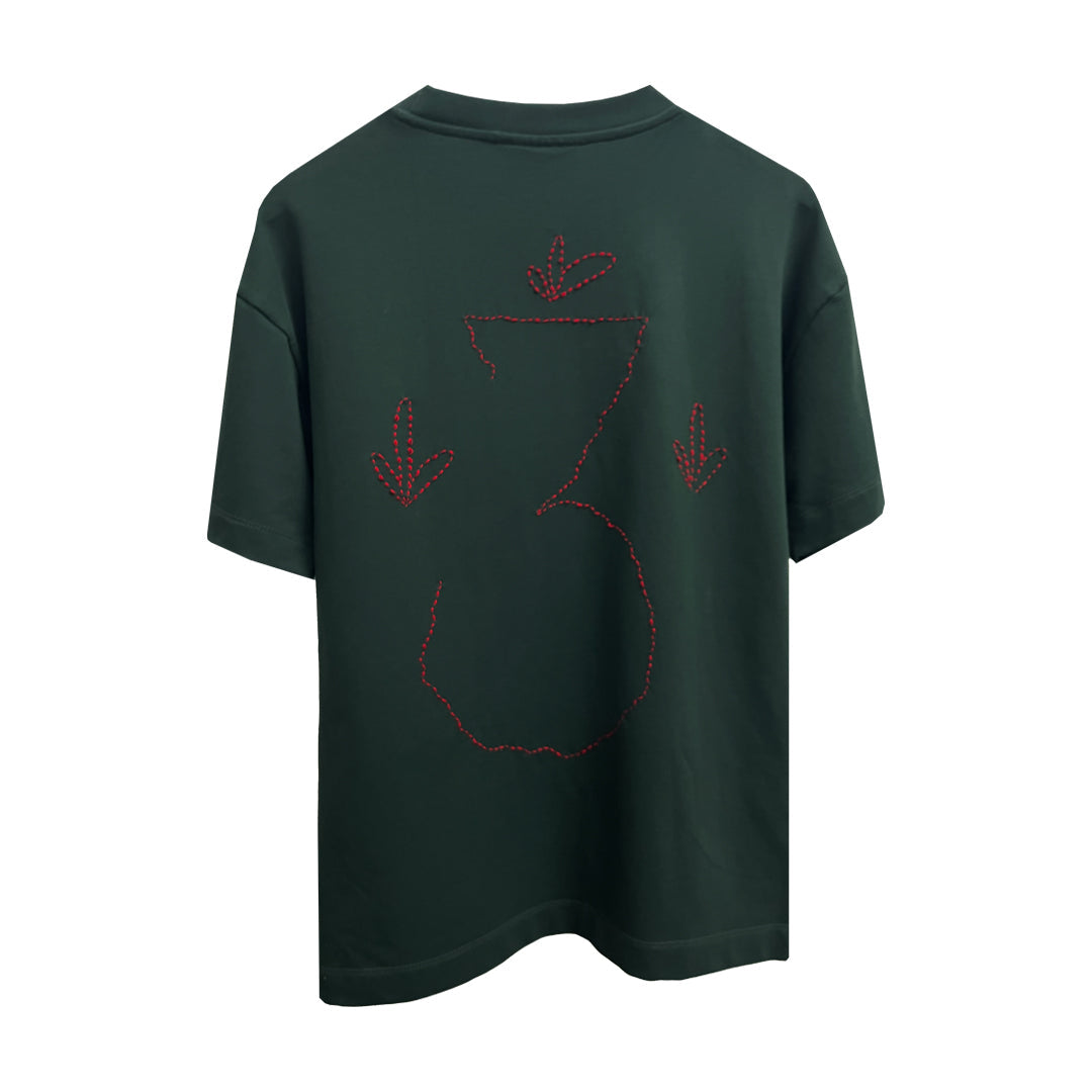 Flower Patched T-shirt 1*1 [Unisex] by Beyond Extremes