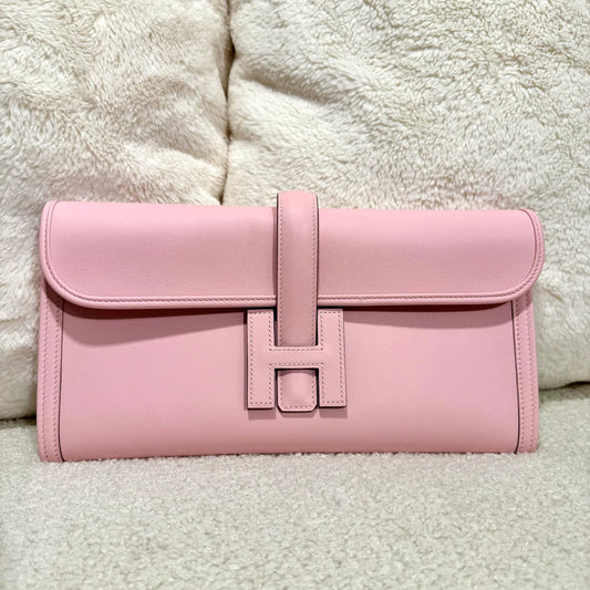 Hermès Jige 29 Clutch – Rose Sakura Swift Leather - Zeuskicks