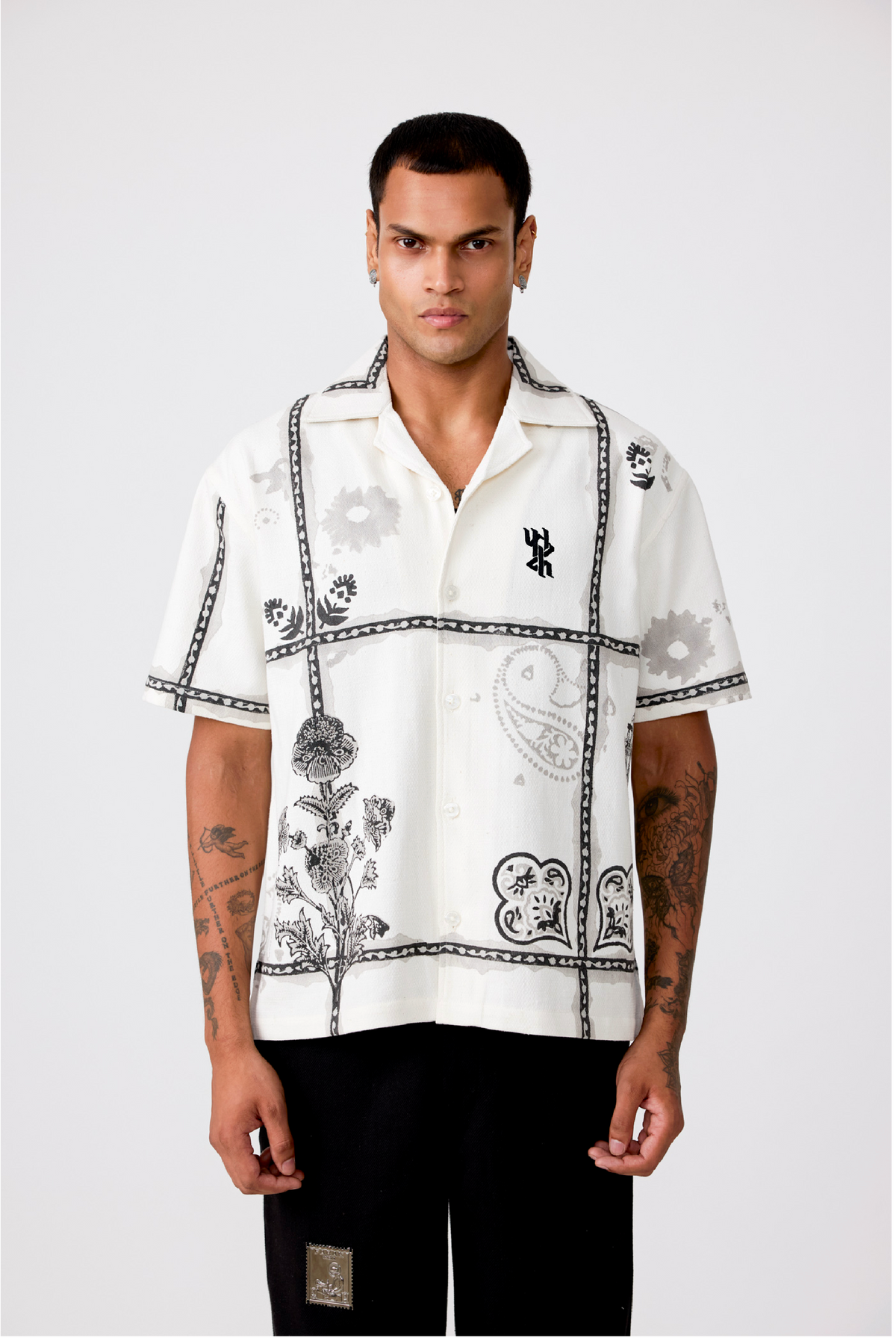 Greyscale handmade Shirt by FARAK