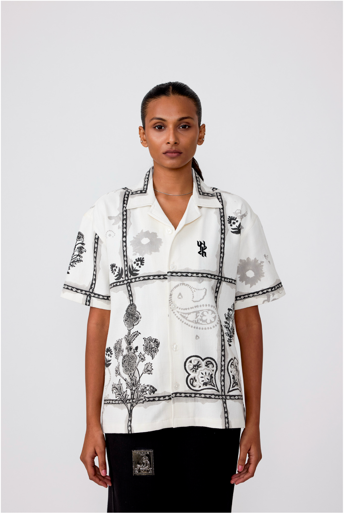 Greyscale handmade Shirt by FARAK