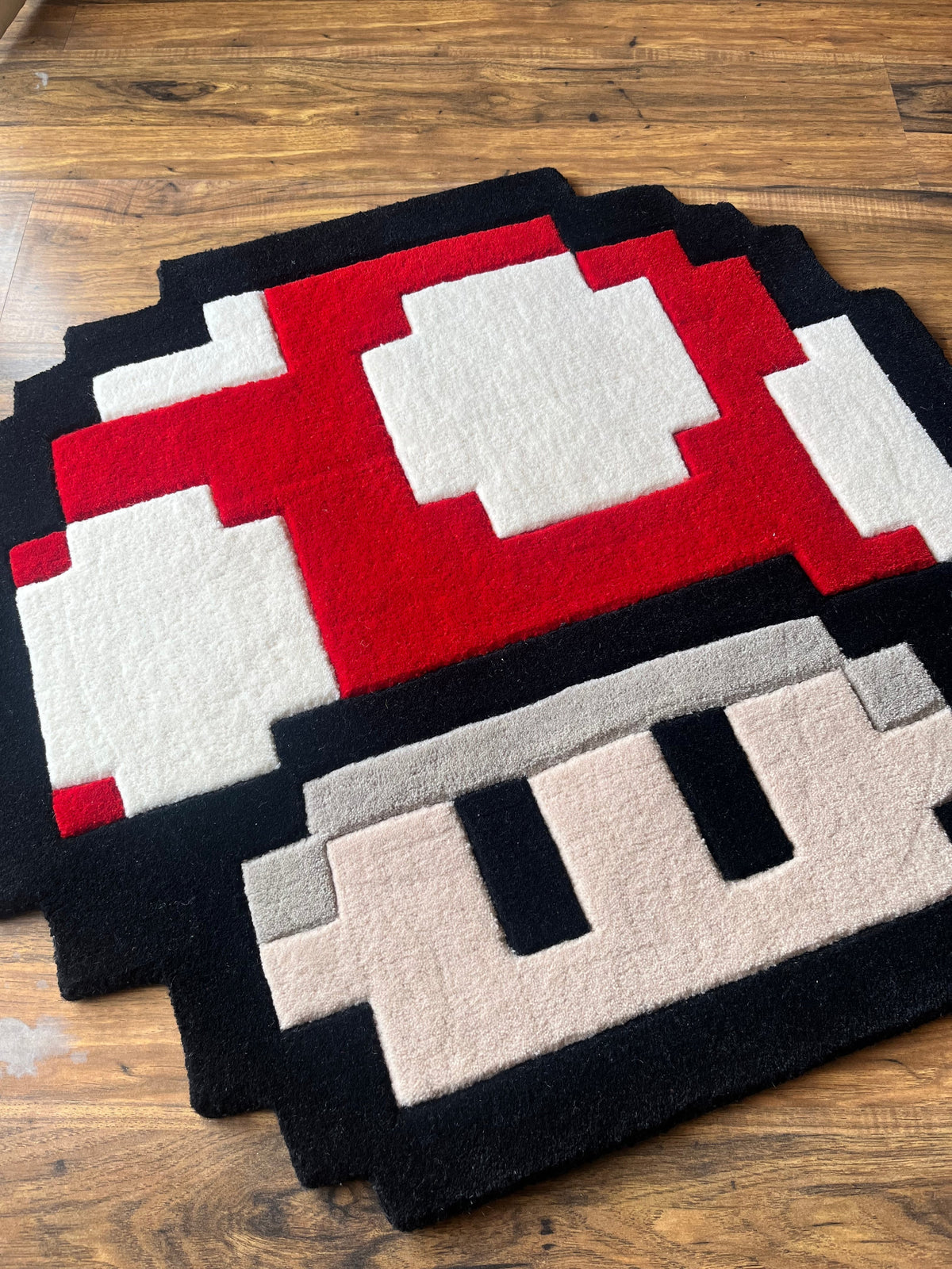 Mushroom Retro Gaming Custom Rug by THE DRIP CO. RUGS