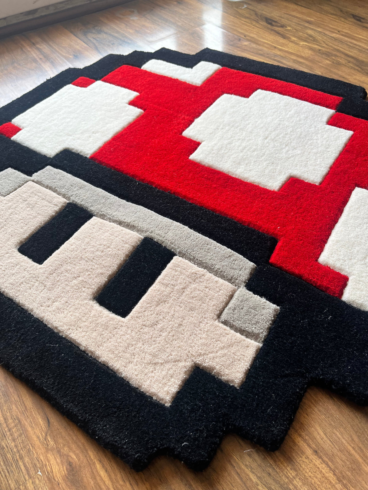 Mushroom Retro Gaming Custom Rug by THE DRIP CO. RUGS