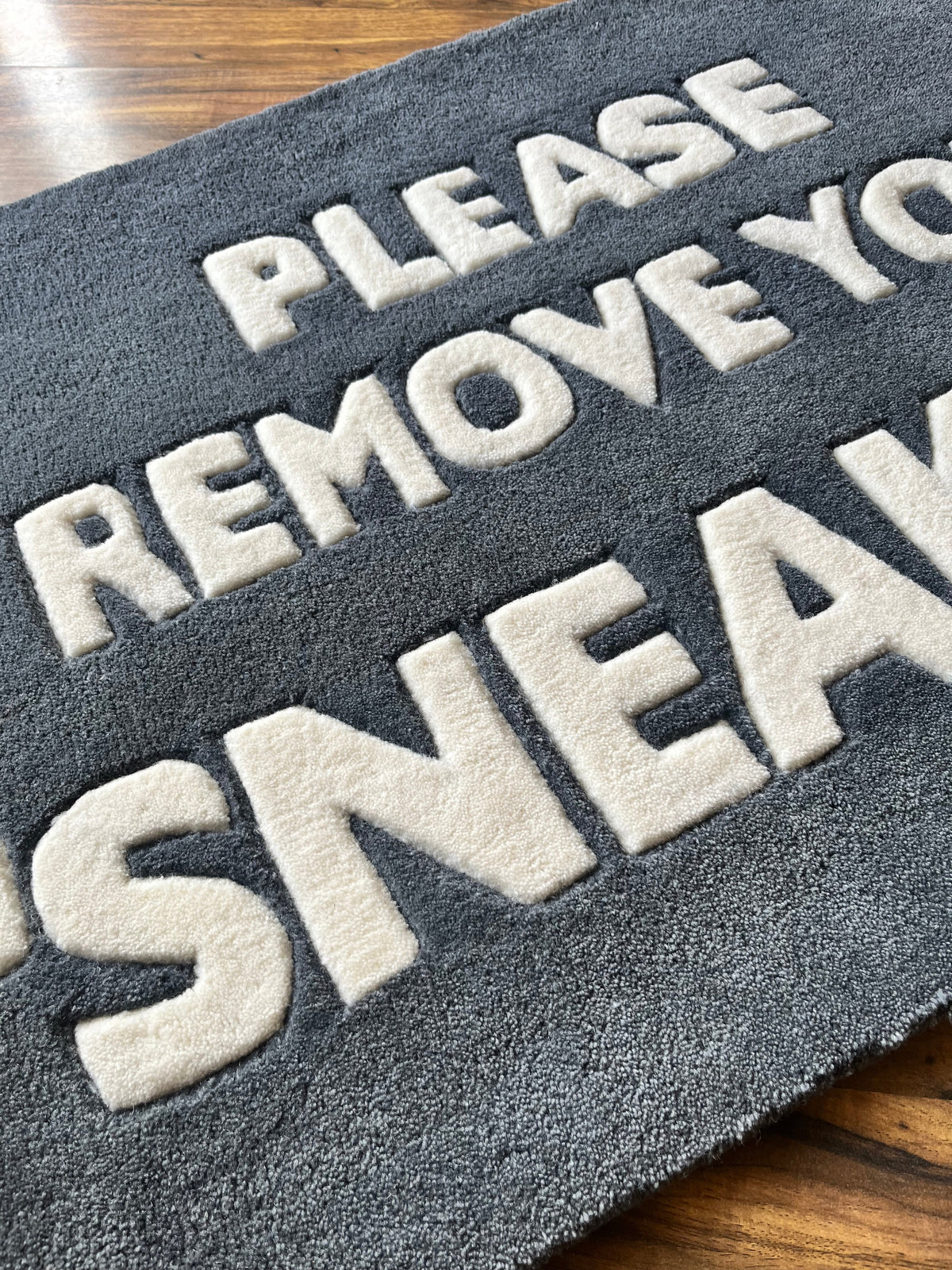 Remove your Sneakers Custom Rug by THE DRIP CO. RUGS