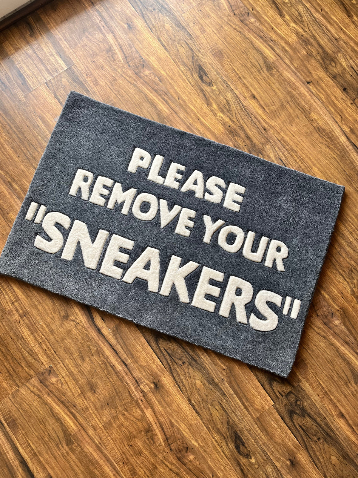 Remove your Sneakers Custom Rug by THE DRIP CO. RUGS