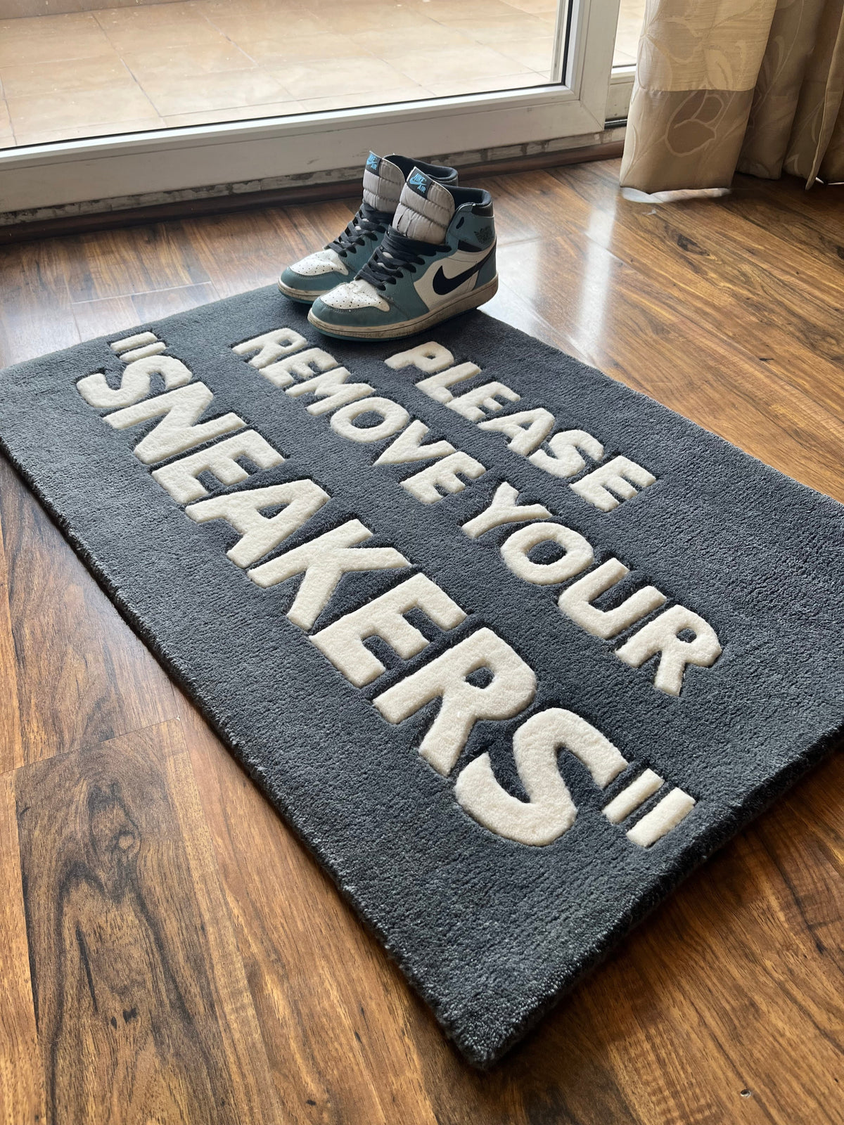 Remove your Sneakers Custom Rug by THE DRIP CO. RUGS