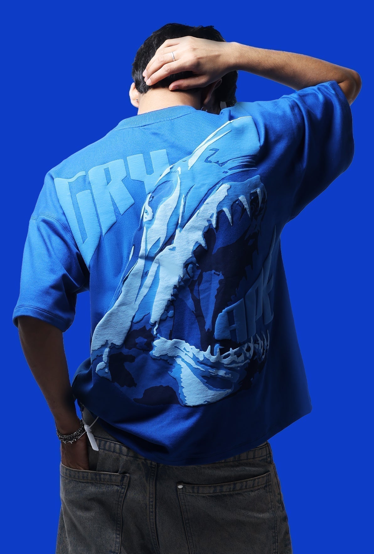 DEEP BLUE T-SHIRT by GRYAPE