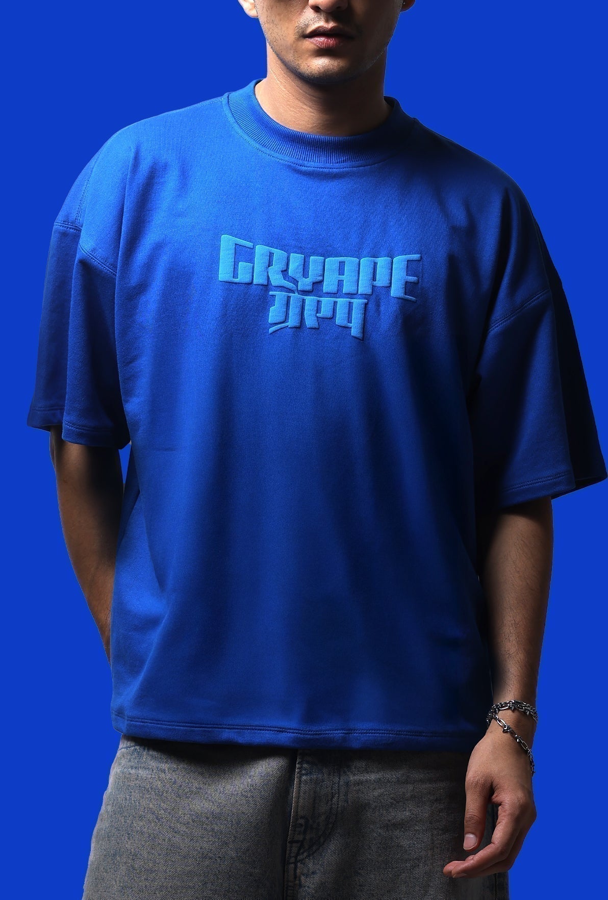 DEEP BLUE T-SHIRT by GRYAPE