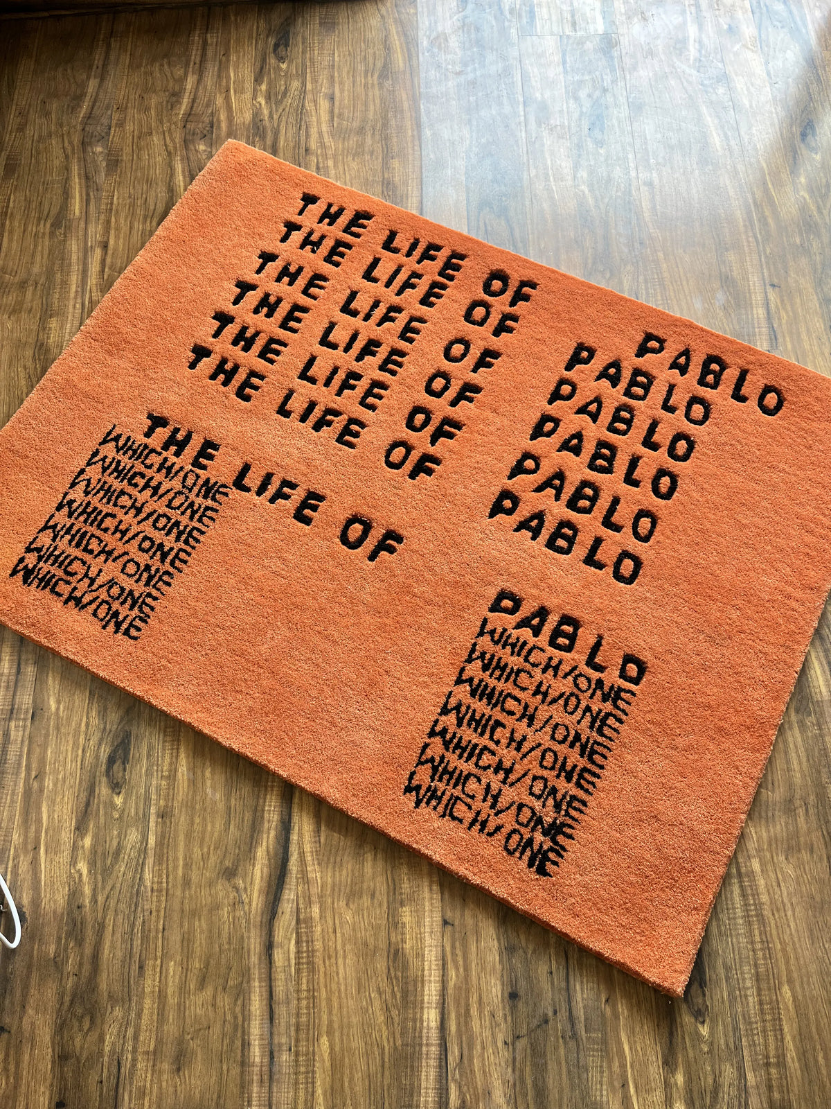 Life of Pablo | Album Art Rug by THE DRIP CO. RUGS