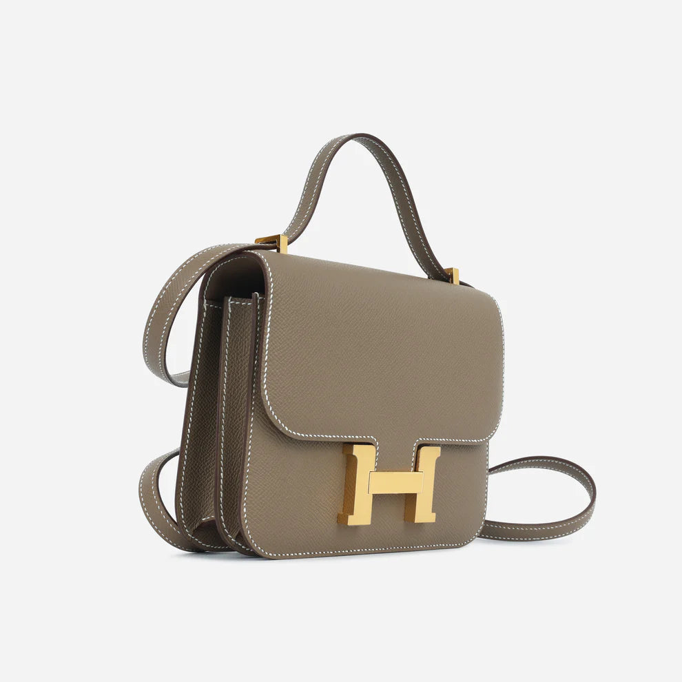 Hermès Constance 18 Epsom – Etoupe with Gold Hardware