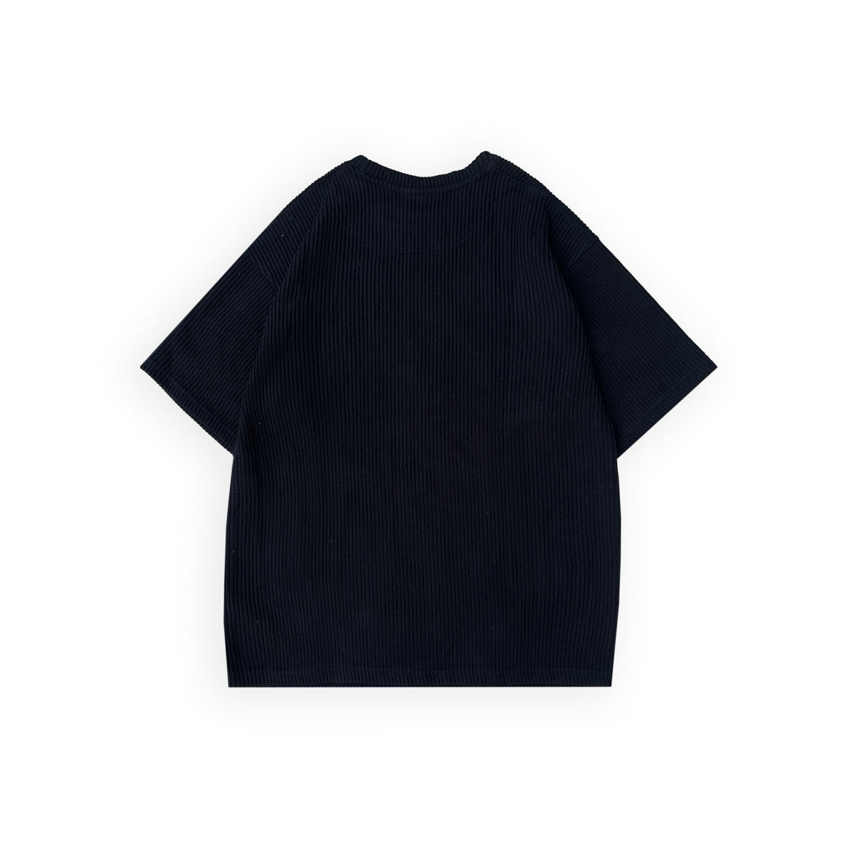 SWEATER KNIT FABRIC TSHIRT(BLACK) by GREY AREA