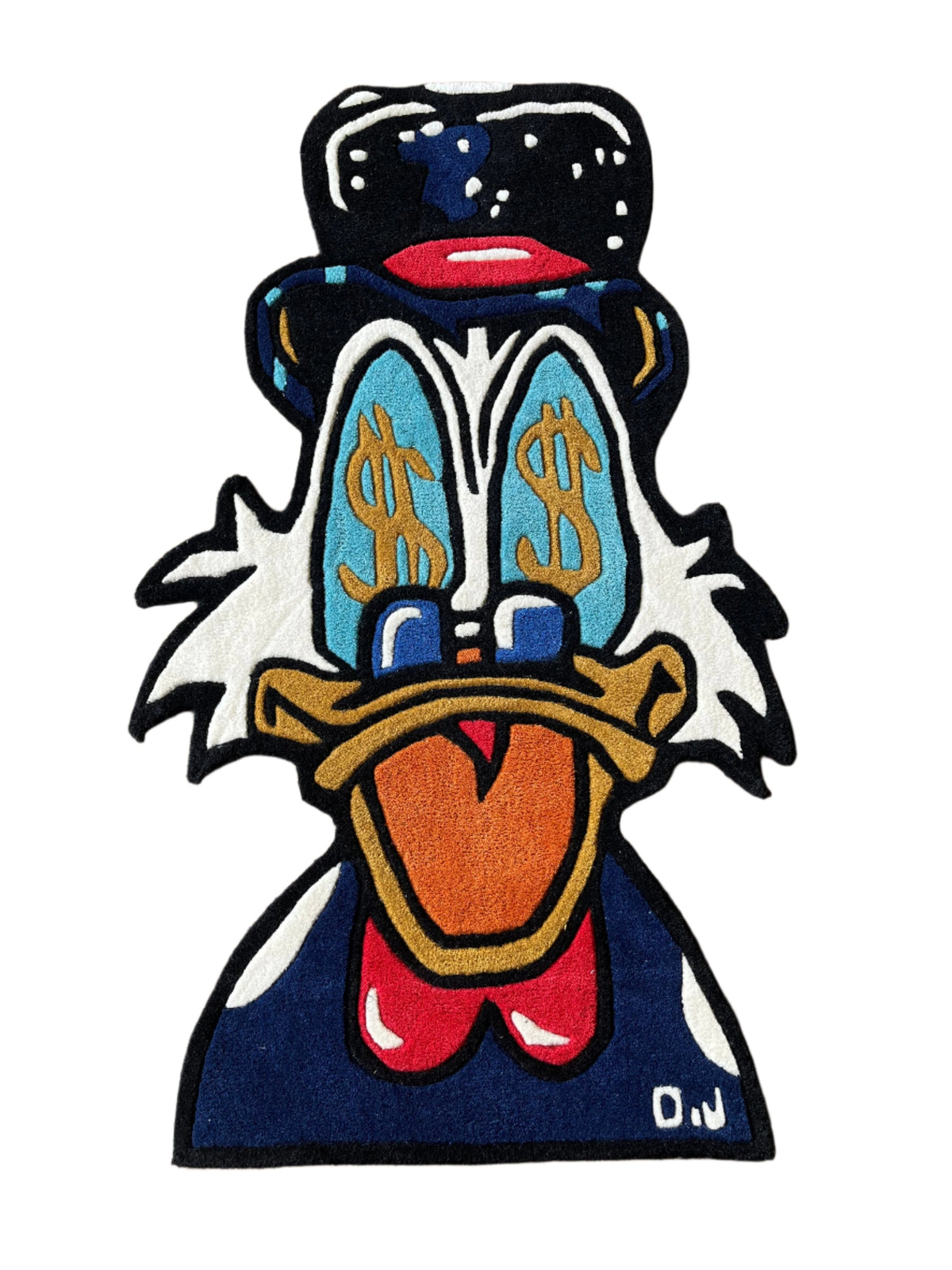 Dapper Dollar Duck Custom Rug by THE DRIP CO. RUGS