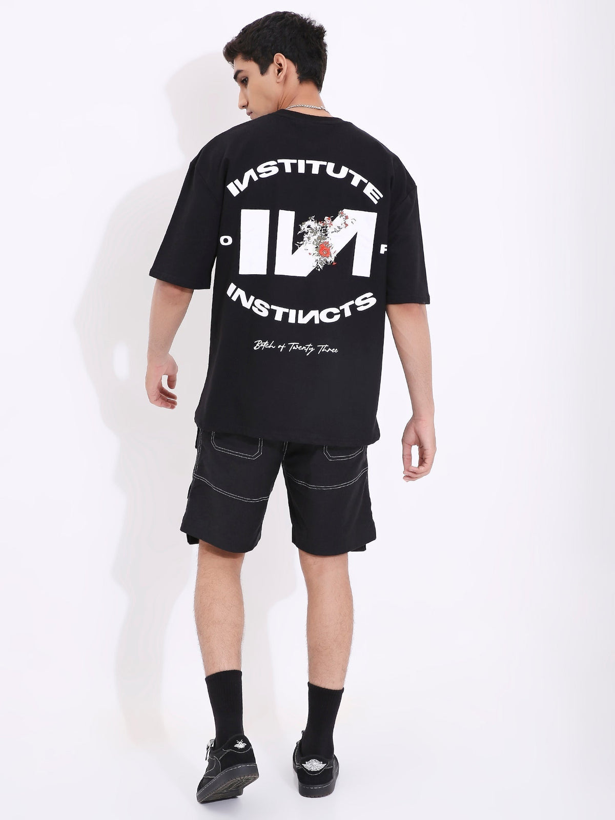 Institute Of Instincts - Oversized T-shirt (Black) by Instinct First