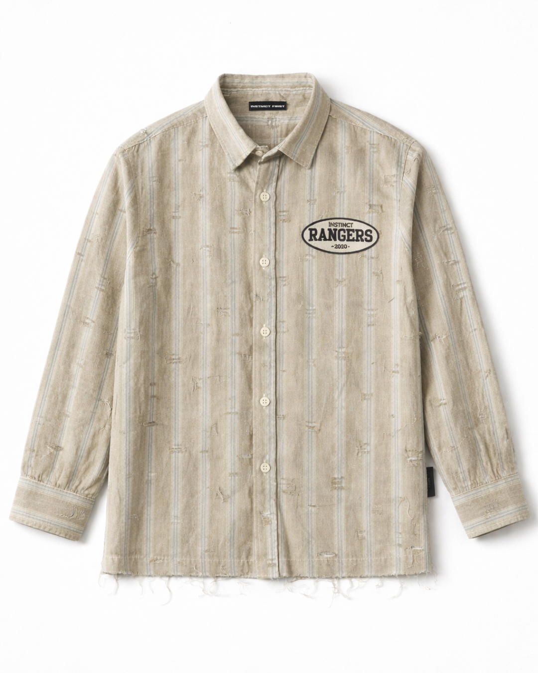 Distressed - Shirt (Mud Brown) by Instinct First