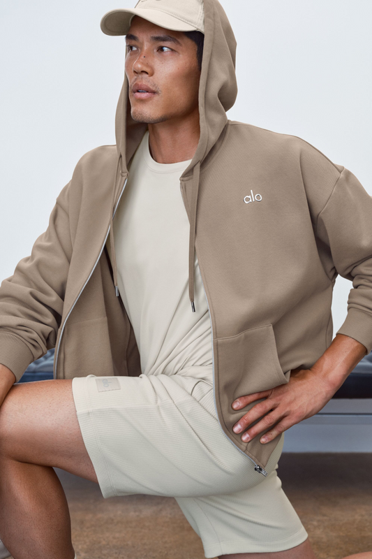 7" Waffle Lounge Short - Bone (M6187R)