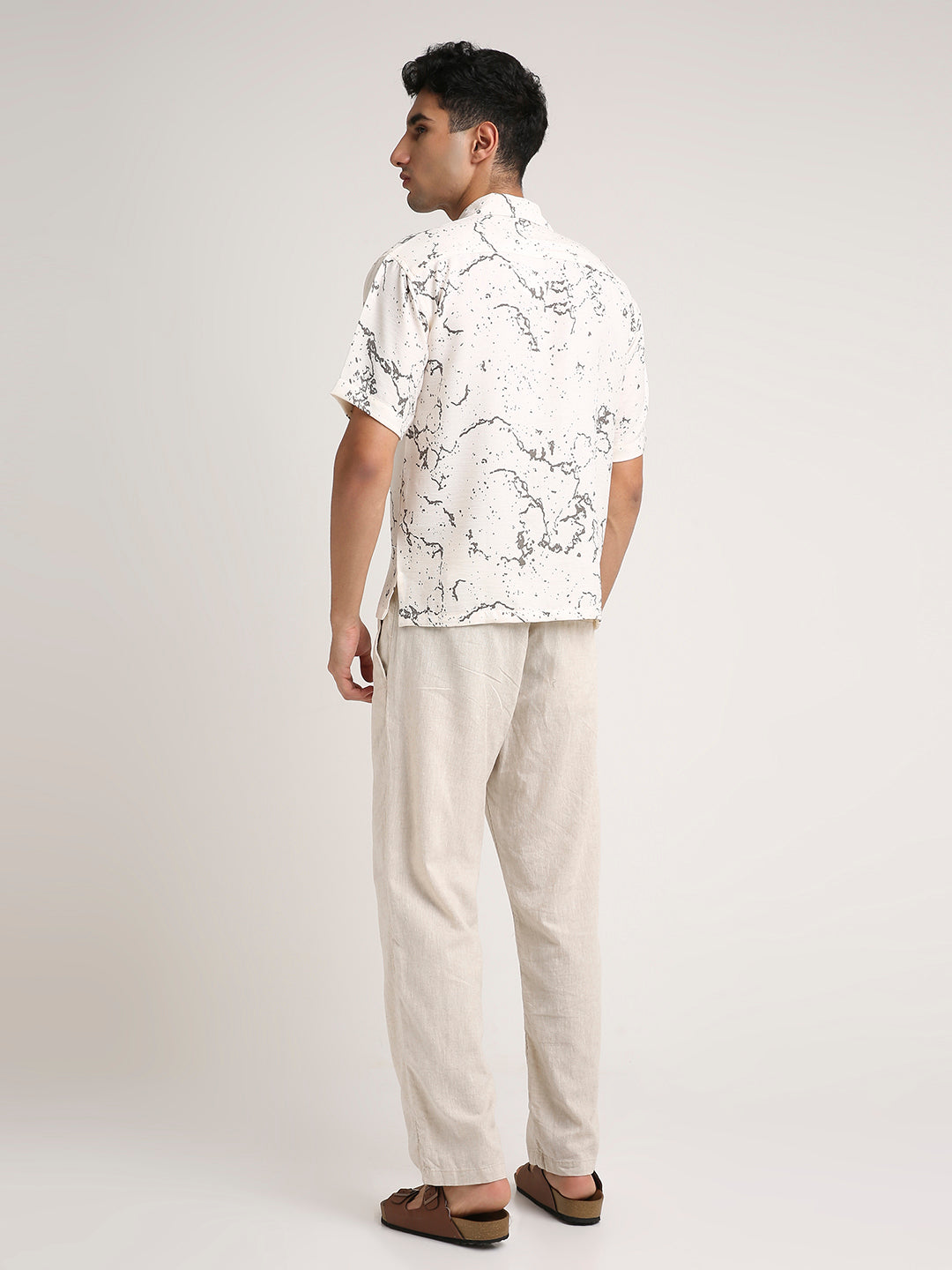 Splatter Shirt - Relaxed Fit (White) by Instinct First