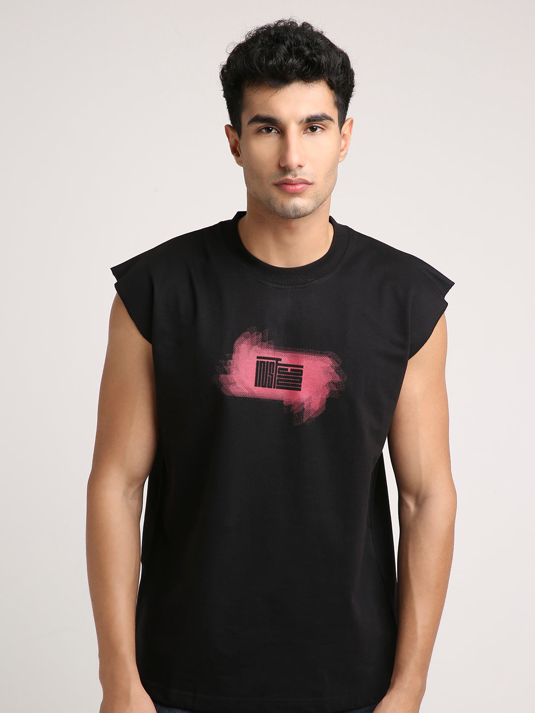 The Temple - Sleeveless T-Shirt ( Black) by Instinct First