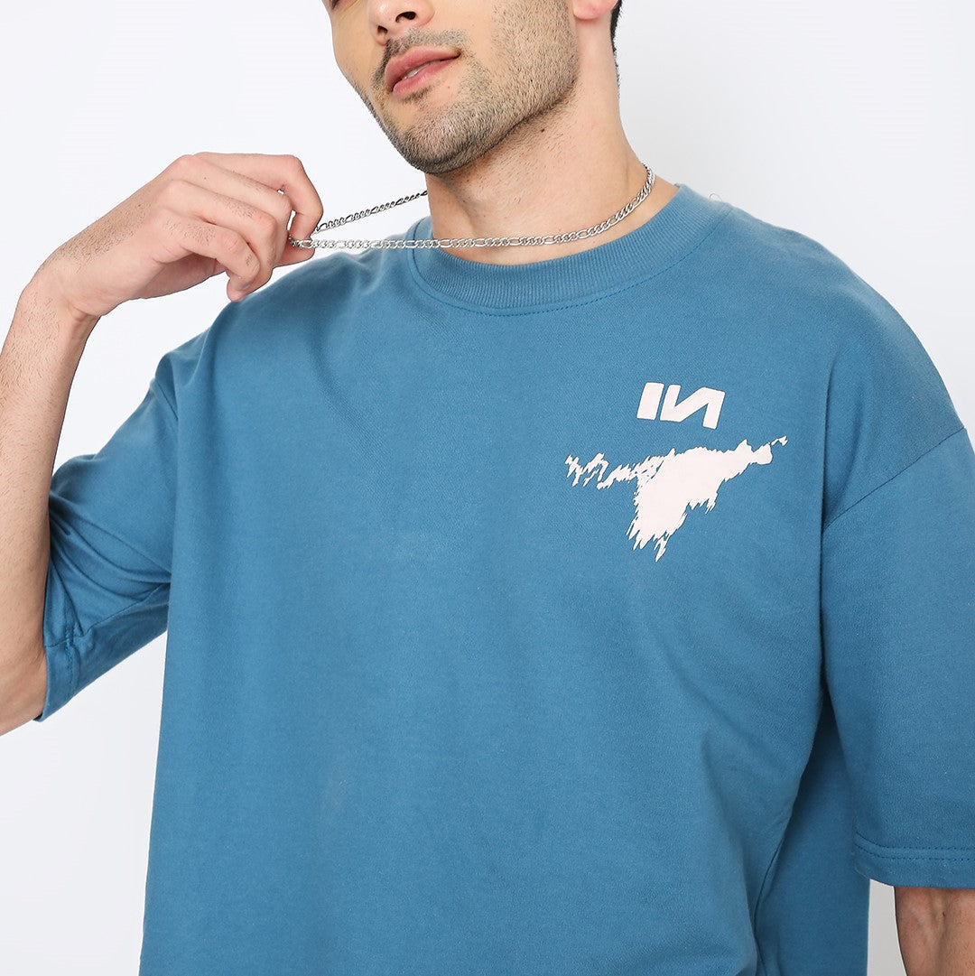 Oversized T-shirt (Midnight Blue) by Instinct First