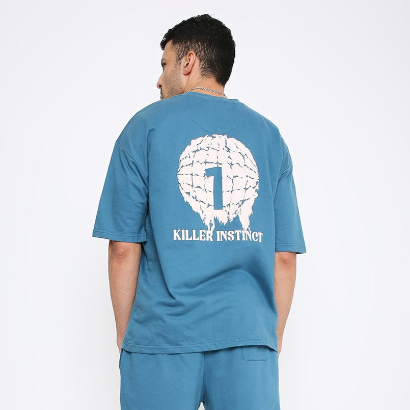 Oversized T-shirt (Midnight Blue) by Instinct First