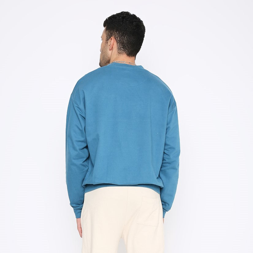 Oversized Sweatshirts (Midnight Blue) by Instinct First