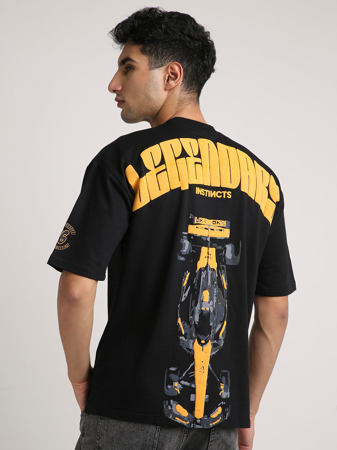 Papaya Ranger - Oversized T-shirt (Black) by Instinct First