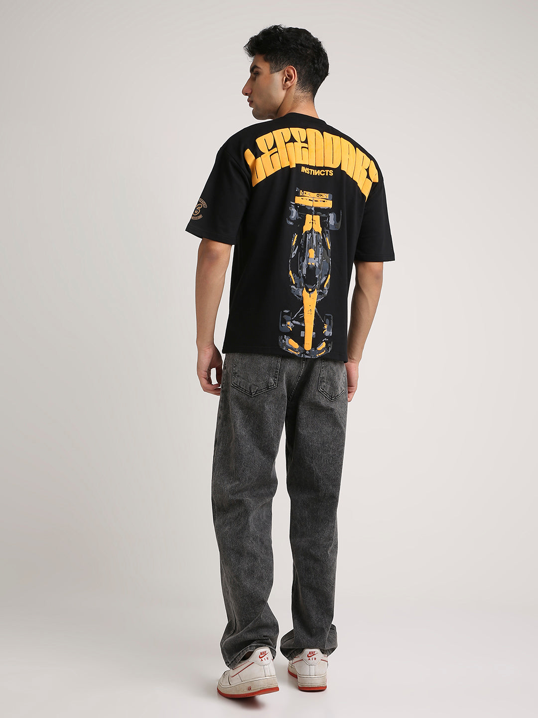 Papaya Ranger - Oversized T-shirt (Black) by Instinct First