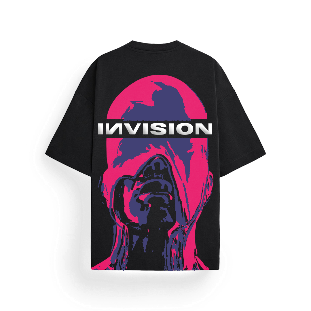Invision Oversized T-Shirt (Black) by Instinct First