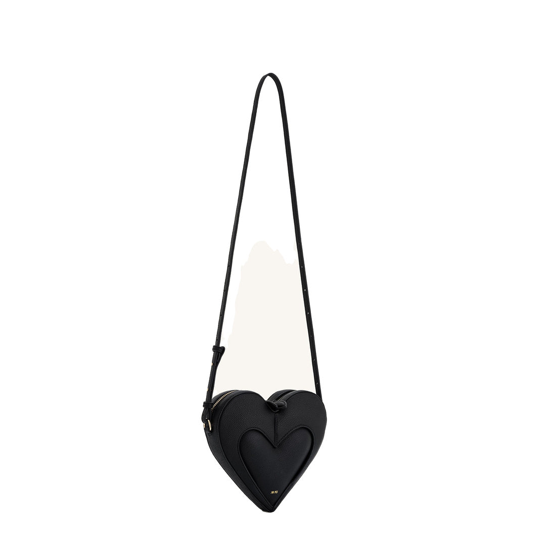 JW PEI Francisca Heart Shaped Crossbody Bag - Black by JW PEI